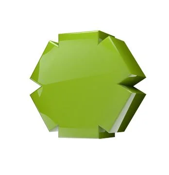 Asterisk green Stock Illustration