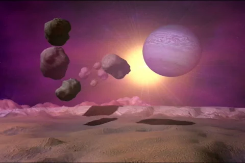 Asteroid 09 2997 Stock Footage 796437