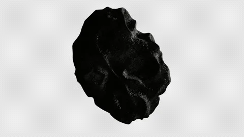 Asteroid-1-side Video stock 153385237