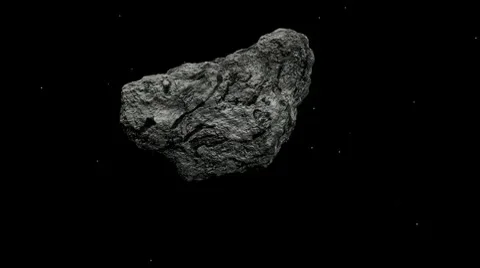 Asteroid 1b3d fast Rotate Flyby 1920x1080 Stock Footage 8997777