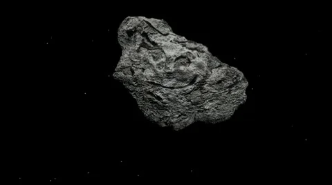Asteroid 1b3d slow Rotate Flyby 1920x1080 Stock Footage 8997771