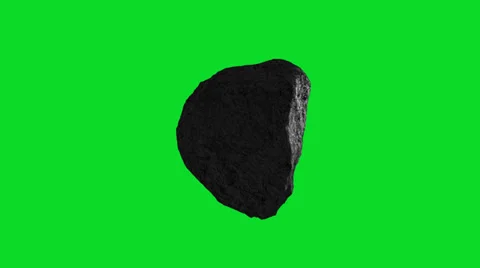 Asteroid + Alpha Canal Stock Footage 34844322