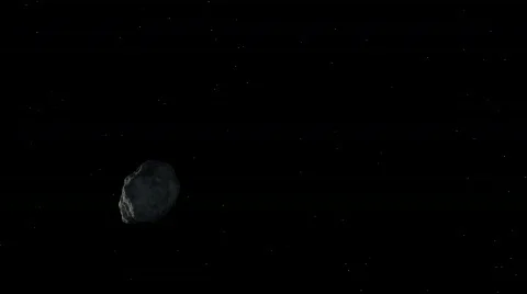 Asteroid Approaching Earth 01 (1080p 24fps) Stock Footage 545111