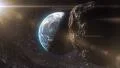 Asteroid approaching to the Earth 4k or 4k+ Resolution