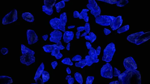 Asteroid Belt Stock Footage 127191052