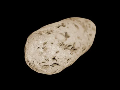 Asteroid in a darkness. Stock Photos