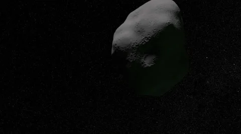 Asteroid Flyby Stock Footage 64500607