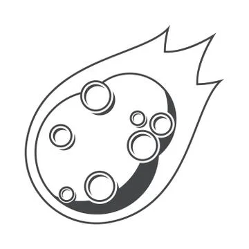 Asteroid Stock Illustration