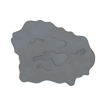 Asteroid illustration Stock Illustration
