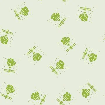 Asteroid mining space exploration glyph seamless pattern 스톡 일러스트