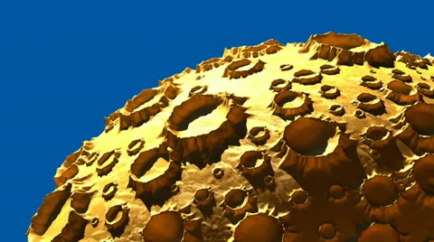 Asteroid moon rotates around the axis Stock Footage 39267929