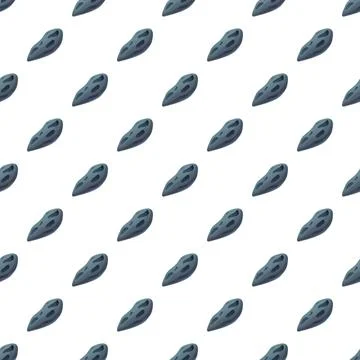 Asteroid or meteor seamless repeating pattern background Illustrazione stock