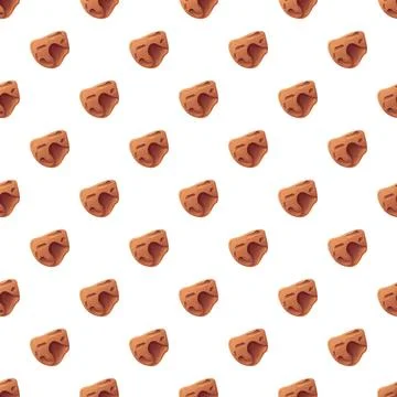 Asteroid pattern creating a seamless repeat background Stock Illustration