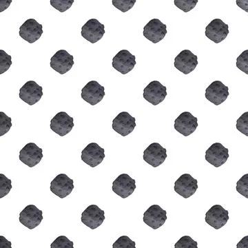 Asteroid rocks creating seamless cosmic space pattern Illustrazione stock