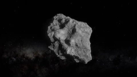 Asteroid in space heading towards earth and sun 4K Vidéo 82833553