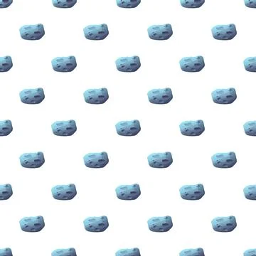 Asteroid space pattern repeating seamless background Stock Illustration