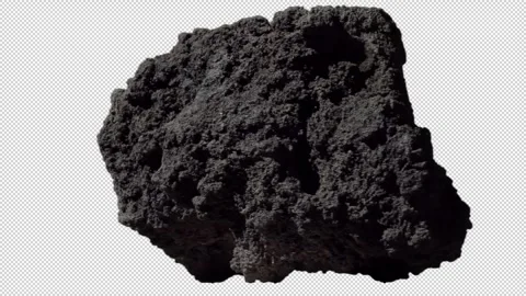 Asteroid Spinning Prekeyed Video stock 271527938