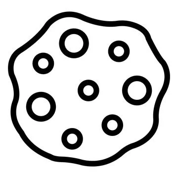 Asteroid Vector Icon Design Illustration Stock Illustration