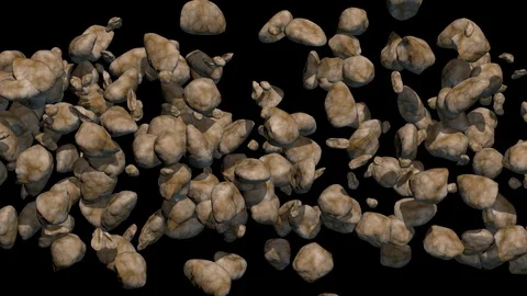 Asteroids floating in space. 스톡 동영상 87998185