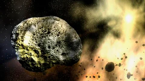 Asteroids Stock Illustration