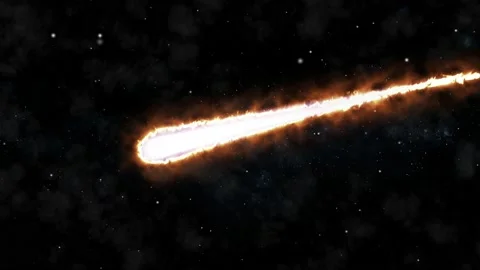 Asteroids Meteors burns in atmosphere. Stock Footage 161612995