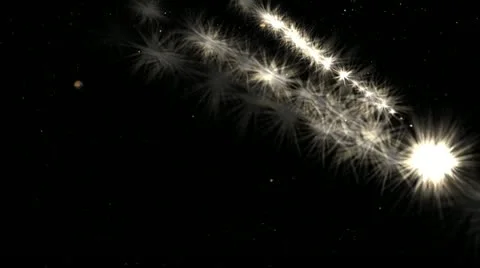 Asteroids in Space Animation Video stock 21283944