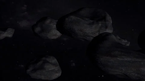 Asteroids Space Footage 2 Stock Footage 36040530