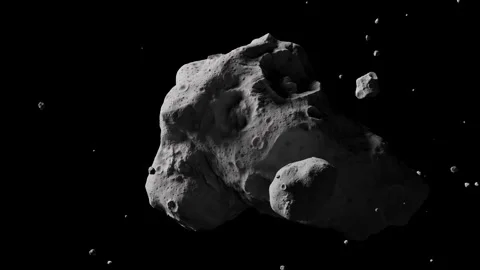 Asteroids in space Stock Footage 259399963