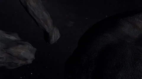 Asteroids Space Footage Stock Footage 36040347