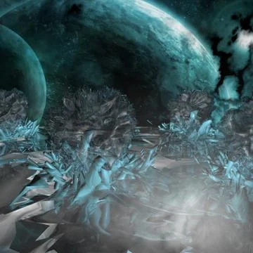 Asteroidy around the world Stock Illustration