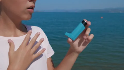 Asthma attack. Stock Footage 231926634