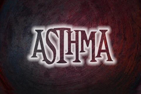 Asthma concept Stock Illustration