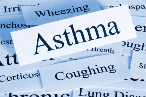 Asthma concept Stock Photos