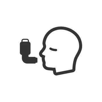 Asthma Icon Stock Illustration