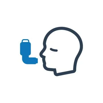 Asthma Icon Stock Illustration