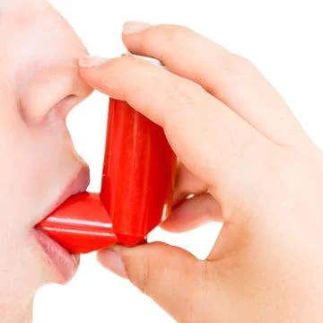 Asthma inhaler Stock Photos