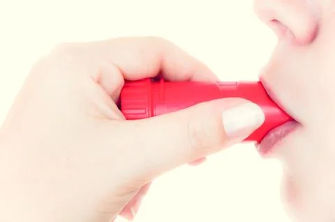 Asthma inhaler Stock Photos