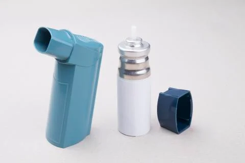An asthma inhaler Stock Photos