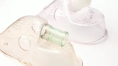 Asthma mask Stock Footage 10805109