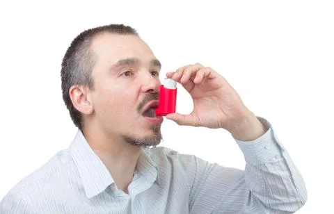 Asthma medication. Stock Photos