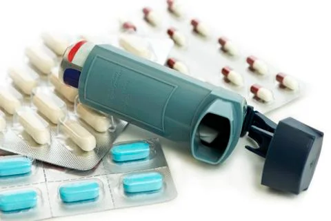 Asthma Medication Stock Photos