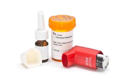 Asthma Medication Stock Photos