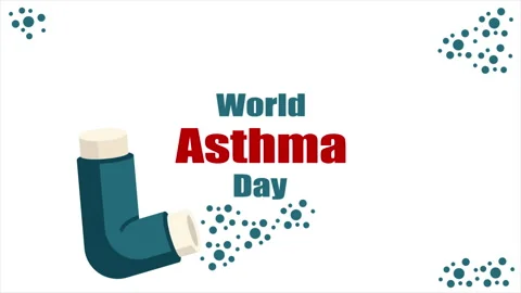 Asthma World Day Inhaler Stock Footage 336812195
