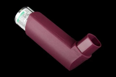 Asthmatic inhaler Stock Photos