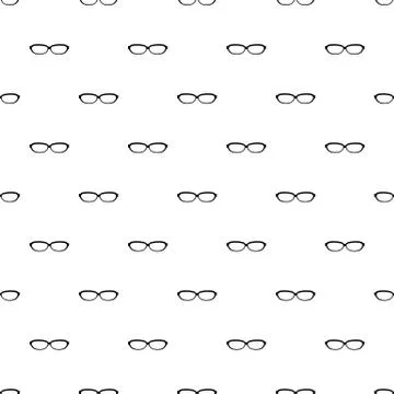 Astigmatic spectacles pattern seamless vector Stock Illustration