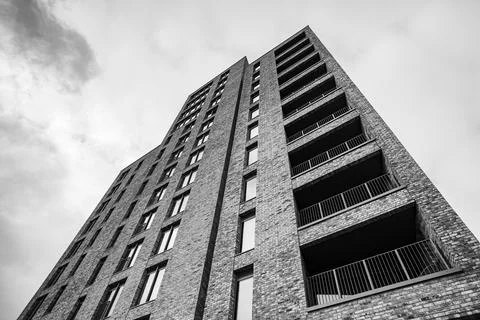 The Astley in block and white Stock Photos