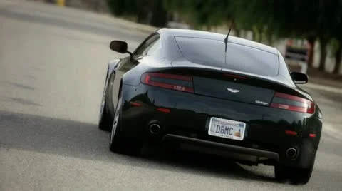 Aston Martin 5 Stock Footage