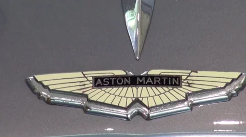 Aston Martin badge Stock Footage 38128355