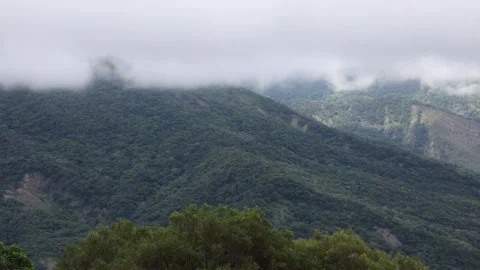 The astonishing cloudscape in front of your eyes.The surging sea of clouds. Stock Footage 278034287