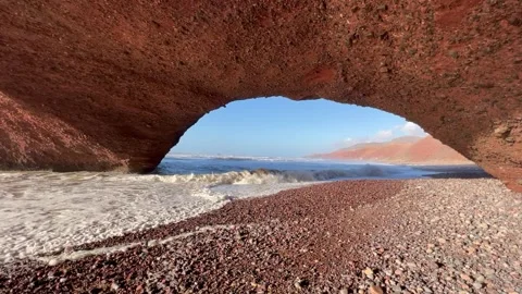 Astonishing Mirleft, Morocco Stock Footage 248666489
